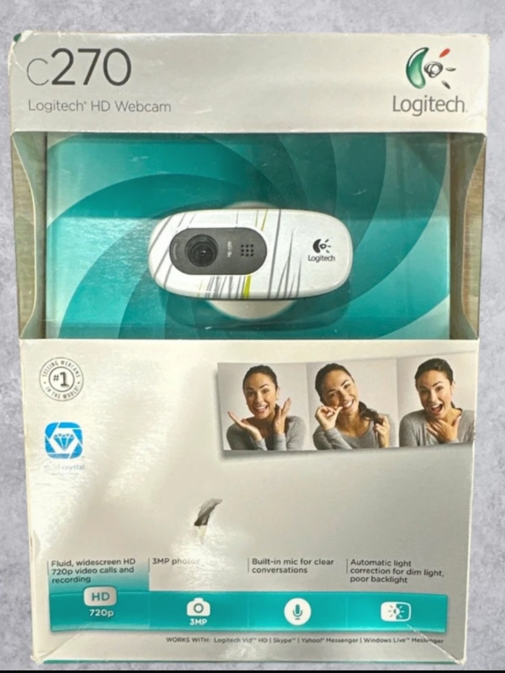 Logitech c270 Hd webcam sealed